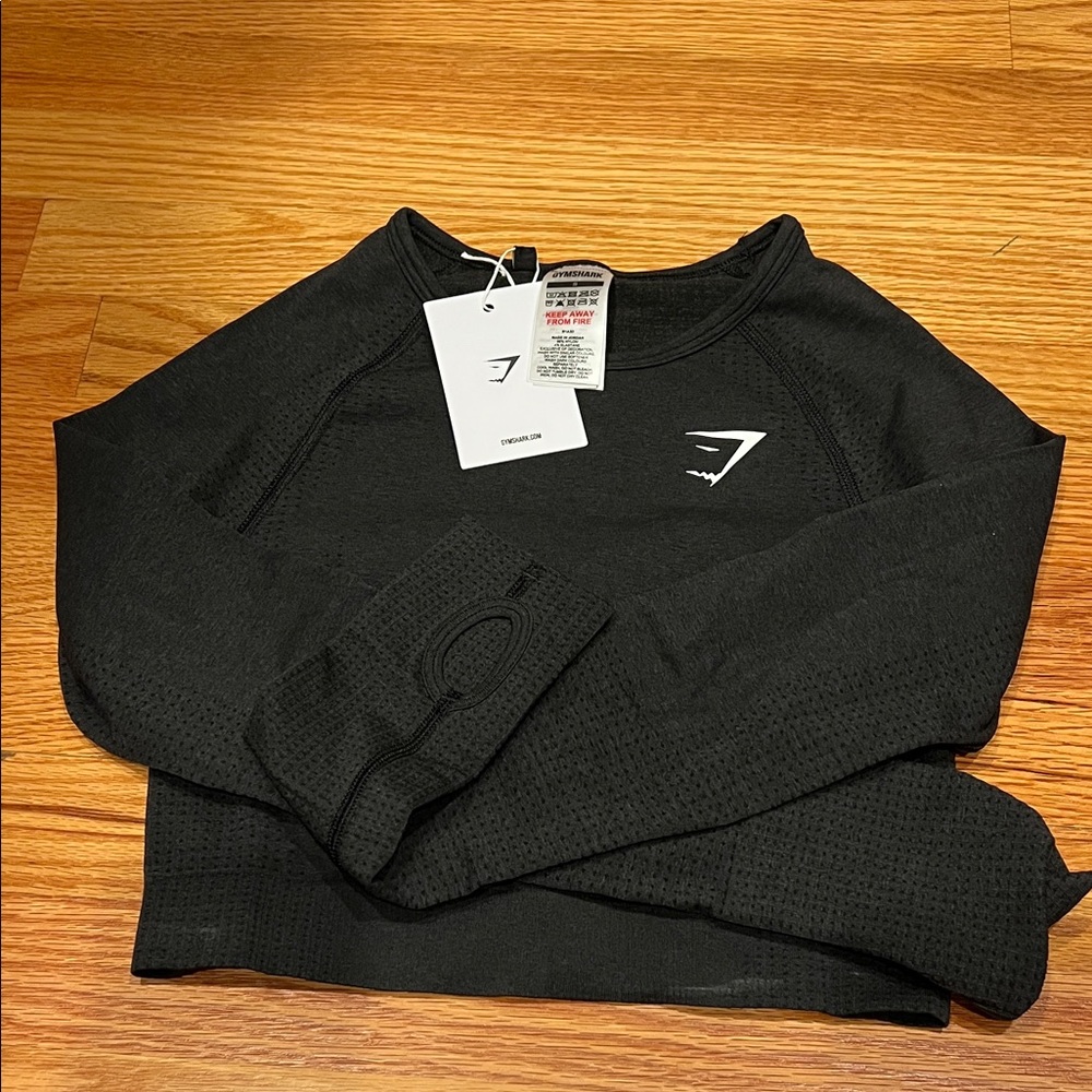 Gymshark Charcoal Long Sleeve Top
